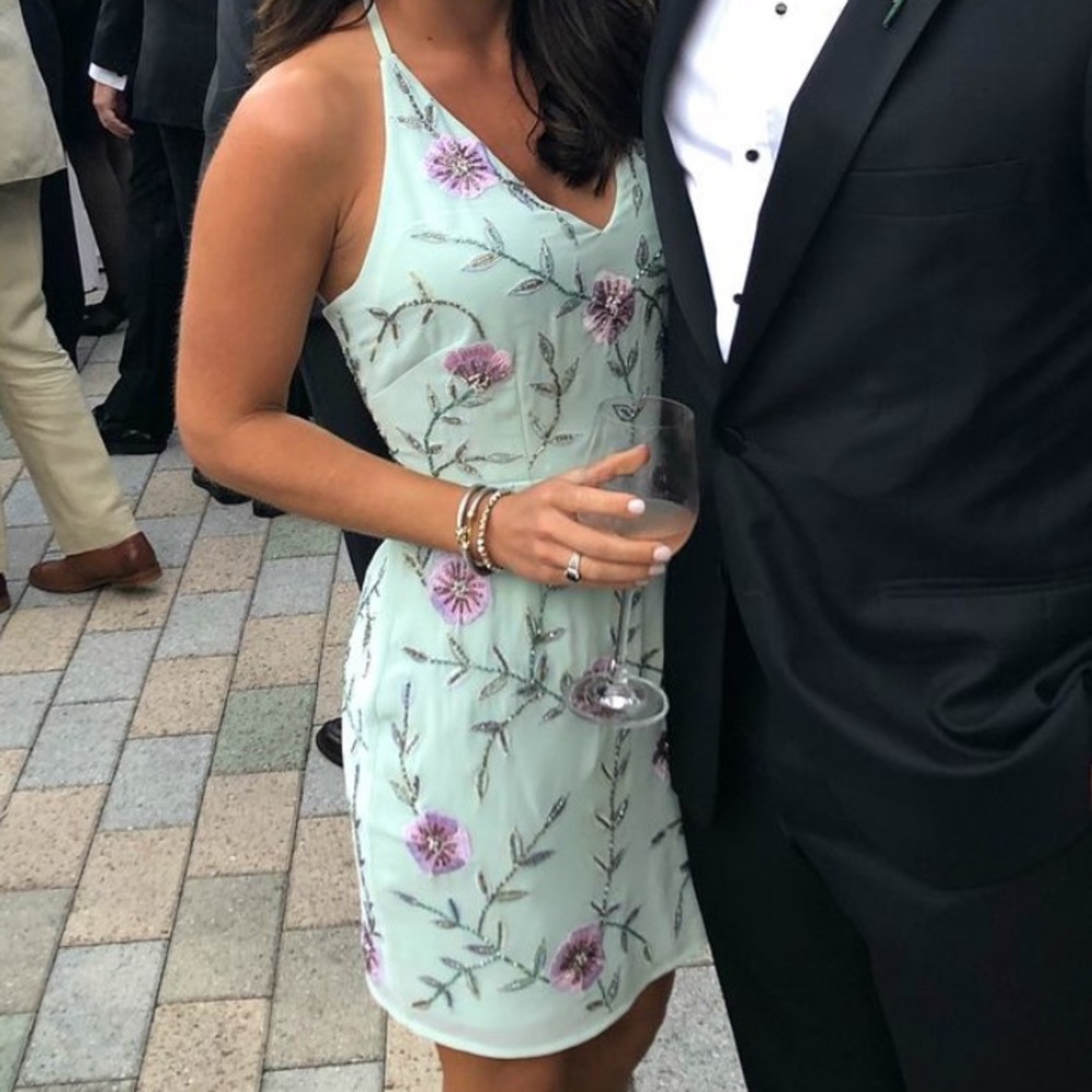 Gianni Bini - Aqua Spring Floral Dress